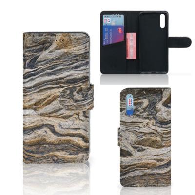 Huawei P20 | Bookcase | Steen | Portemonnee hoesje