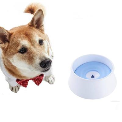 Hond drinken Waterhond pot niet natte mond splash water grote capaciteit Buoyancy hond?? Schaal (blauw)