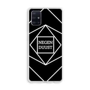 Negenduust geometrisch: Galaxy A51 4G Transparant Hoesje