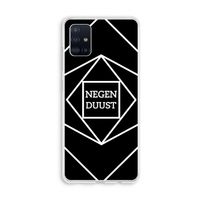 Negenduust geometrisch: Galaxy A51 4G Transparant Hoesje