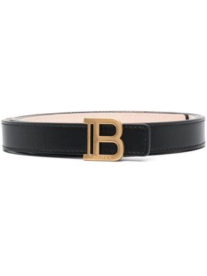 Balmain ceinture à boucle logo - Noir