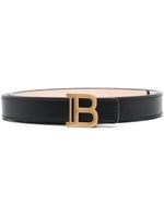 Balmain ceinture à boucle logo - Noir