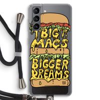 Big Macs Bigger Dreams: Samsung Galaxy S21 Transparant Hoesje met koord