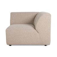 HKLiving Jax bank Right Corner Boucle Taupe Beige