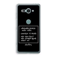 Mijn Motto's: Sony Xperia XZ2 Compact Transparant Hoesje