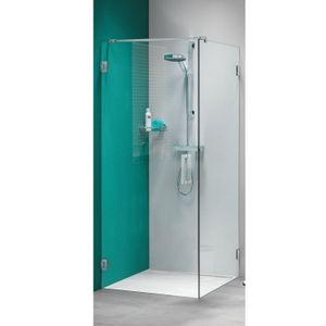 Zijwand Sealskin &apos;I AM&apos; 90x200cm Chroom/Zilver Antikalk (voor comb. met swingdeur)
