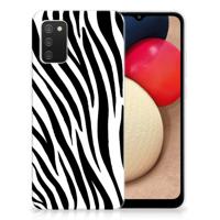 Samsung Galaxy A02s | TPU Hoesje | Zebra