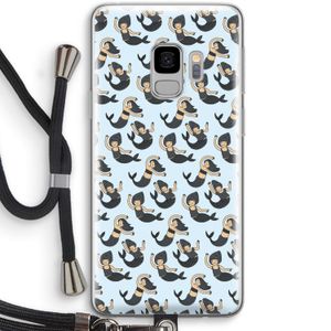 Zeemeermin: Samsung Galaxy S9 Transparant Hoesje met koord