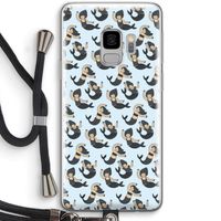 Zeemeermin: Samsung Galaxy S9 Transparant Hoesje met koord