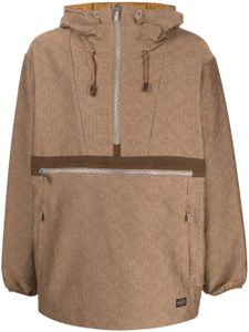 White Mountaineering veste à motif géométrique - Marron