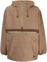 White Mountaineering veste à motif géométrique - Marron