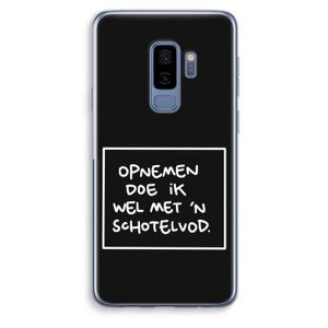 Schotelvod: Samsung Galaxy S9 Plus Transparant Hoesje