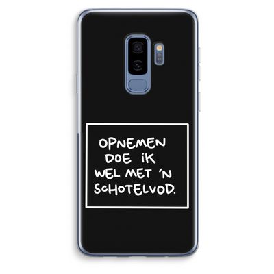 Schotelvod: Samsung Galaxy S9 Plus Transparant Hoesje