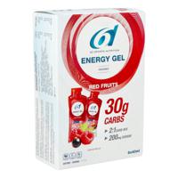 6d Sports Nutrition Energy Gel Rood Fruit 6x40ml - thumbnail
