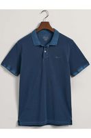 GANT Regular Fit Polo shirt Korte mouw donkerblauw