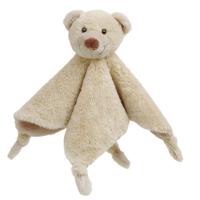 Happy Horse Knuffeldoekje beer Boogy - beige - 20 cm - pluche - tutteldoekje knuffelbeer