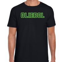 Fout kersttrui t-shirt voor heren - oliebol - groen - oliebollen - kerst/nieuwjaar