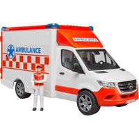 bruder MB Sprinter ambulance met chauffeur modelvoertuig 02676