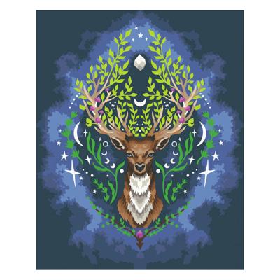 Ravensburger Creart schilderen op nummer - pixie cold: mystic deer