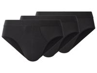 esmara Men Set van 3 heren onderbroeken (Zwart, M)