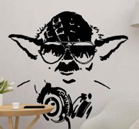 Stickers kunst Dj yoda banksy - thumbnail