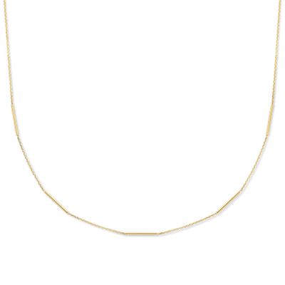 Ketting Balkjes geelgoud 1,3 mm