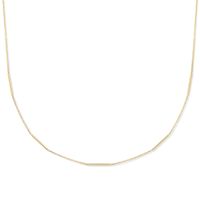 Ketting Balkjes geelgoud 1,3 mm