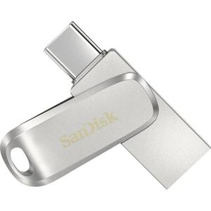 SanDisk Ultra Dual Luxe USB-stick smartphone/tablet Zilver 64 GB USB-C 3.2 Gen 1