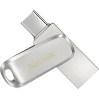 SanDisk Ultra Dual Luxe USB-stick smartphone/tablet Zilver 64 GB USB-C 3.2 Gen 1