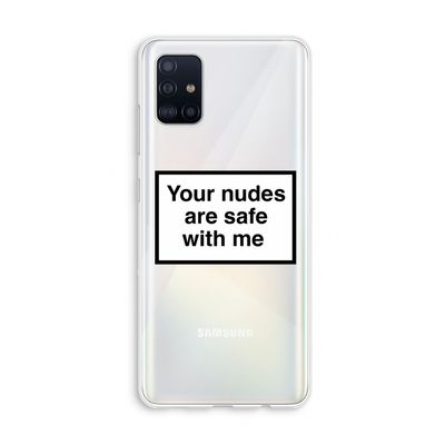Safe with me: Galaxy A51 4G Transparant Hoesje