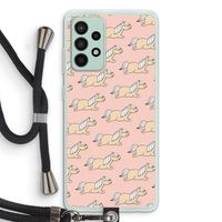 Ponys: Samsung Galaxy A52s 5G Transparant Hoesje met koord