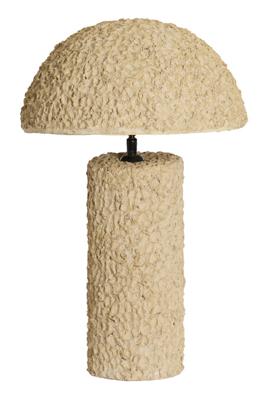 Light & Living Tafellamp 'Qazu' Papier Maché, kleur Beige