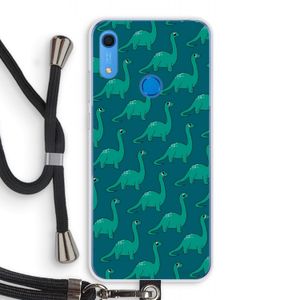 Diplodocus: Huawei Y6s Transparant Hoesje met koord