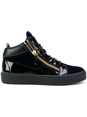 Giuseppe Zanotti baskets montantes Kriss - Bleu