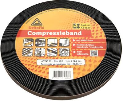 Compressieband zwrt 10mx15/3 - Deltafix
