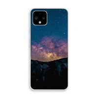 Travel to space: Pixel 4 Transparant Hoesje
