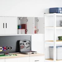 Garagewandkasten 2 st spaanplaat wit Garagewandkasten 2 st spaanplaat wit