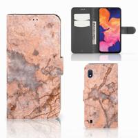 Samsung Galaxy A10 | Bookcase | Marmer Oranje