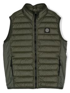 Stone Island Junior gilet matelassé - Vert