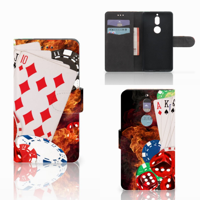Nokia 7 | Wallet Case | met Pasjes | Casino