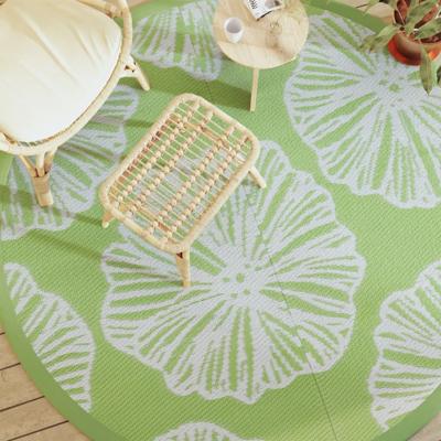 VidaXL Buitenkleed arakil ø 200 cm polypropeen groen