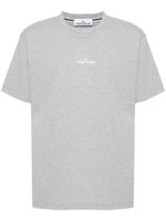 Stone Island t-shirt en coton à logo imprimé - Gris