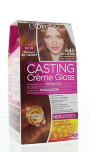 Loreal Casting creme gloss 645 Spicy amber (1 Set)