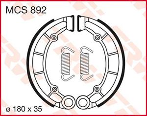 TRW Remschoenen, remblokken en voor de moto, MCS892