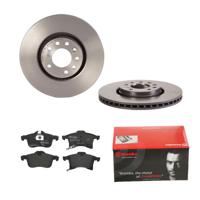 Remmenset, remschijf BREMBO, Remschijftype: Binnen geventileerd, Inbouwplaats: Vooras, u.a. für Vauxhall, Opel