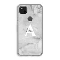 Ivory Marble: Google Pixel 4a Transparant Hoesje