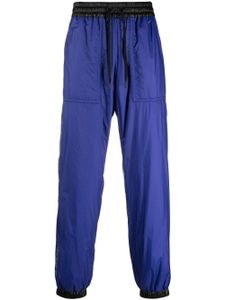 Moncler Grenoble pantalon Goretex à taille élastiquée - Bleu