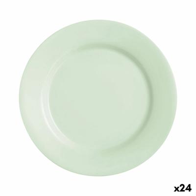 Dinerbord Luminarc Plumi Paradise Ver Groen Glas Ø 2,24 cm (24 Stuks)