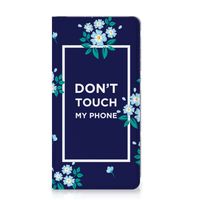 Samsung Galaxy S23 Plus Design Case Flowers Blue DTMP