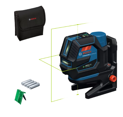 Bosch Blauw GCL 12V-50-22 CG Professional Lijnlaser | 4x batterij 1,5V LR6 (AA) | In Tas - 0601066S00
